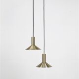 Set of 2 Fog & Mørup / Hans Due “Formel 1” pendant lamps / Mid-century Danish modern design / 1970s