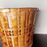 Cache pot osier vintage