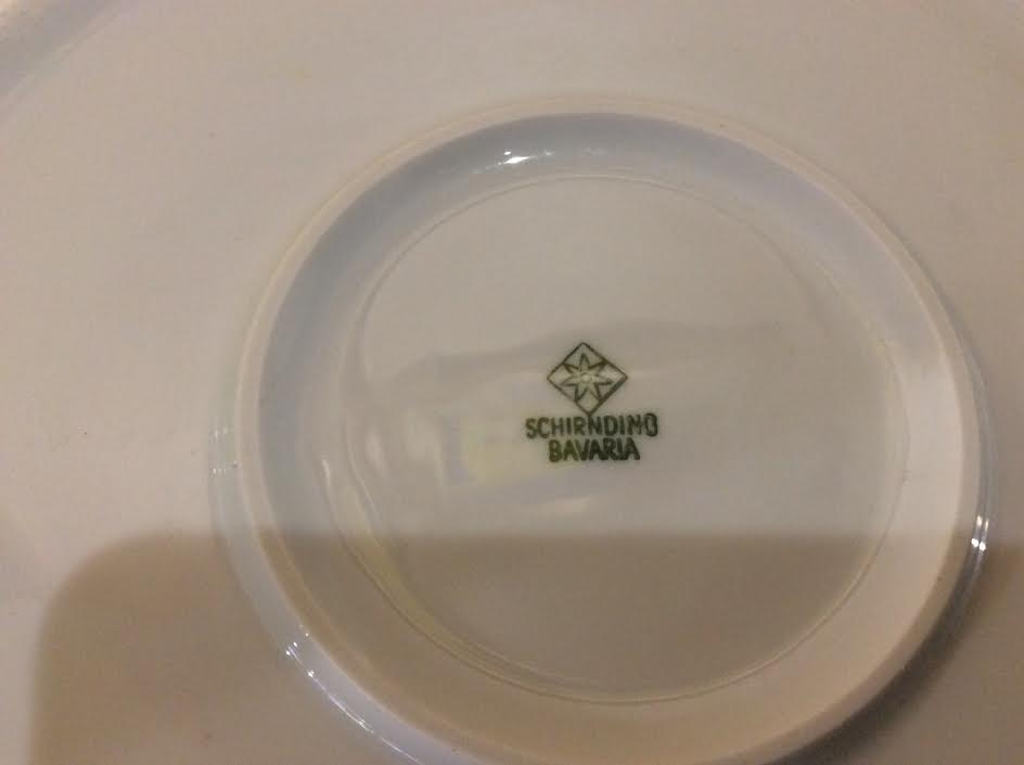 White porcelain soup bowl