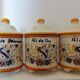 3 vintage spice jars