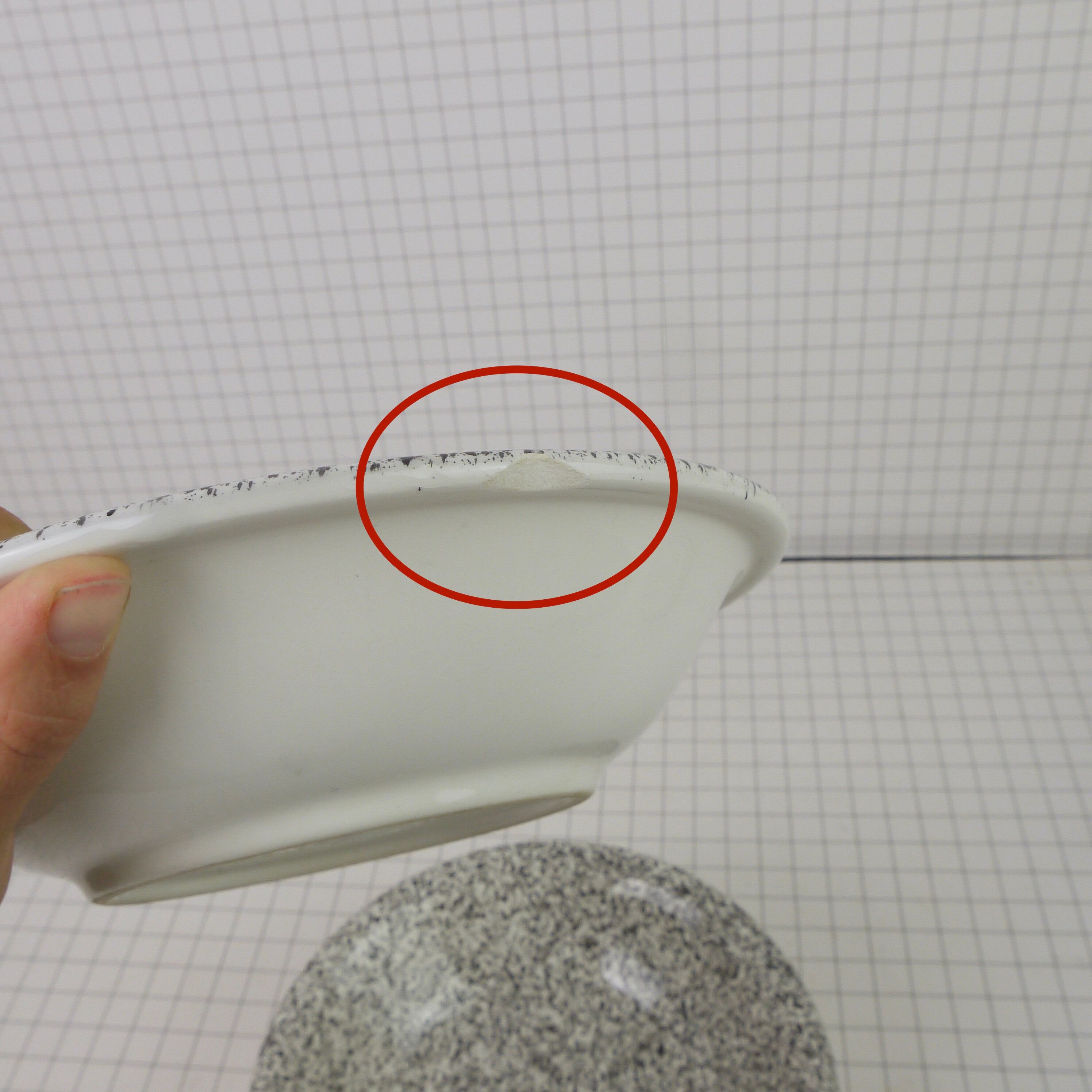 Six plates ceramica dalia soup