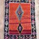 Moroccan carpet boucherouite colored - 139 x 207 cm