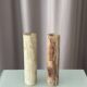 Vintage Alabaster Bud Vases / Candlesticks – Pair – Italian Stone – 20 cm