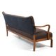 Solid Oak Sofa by Slagelse Møbelvaaek Denmark 1930s
