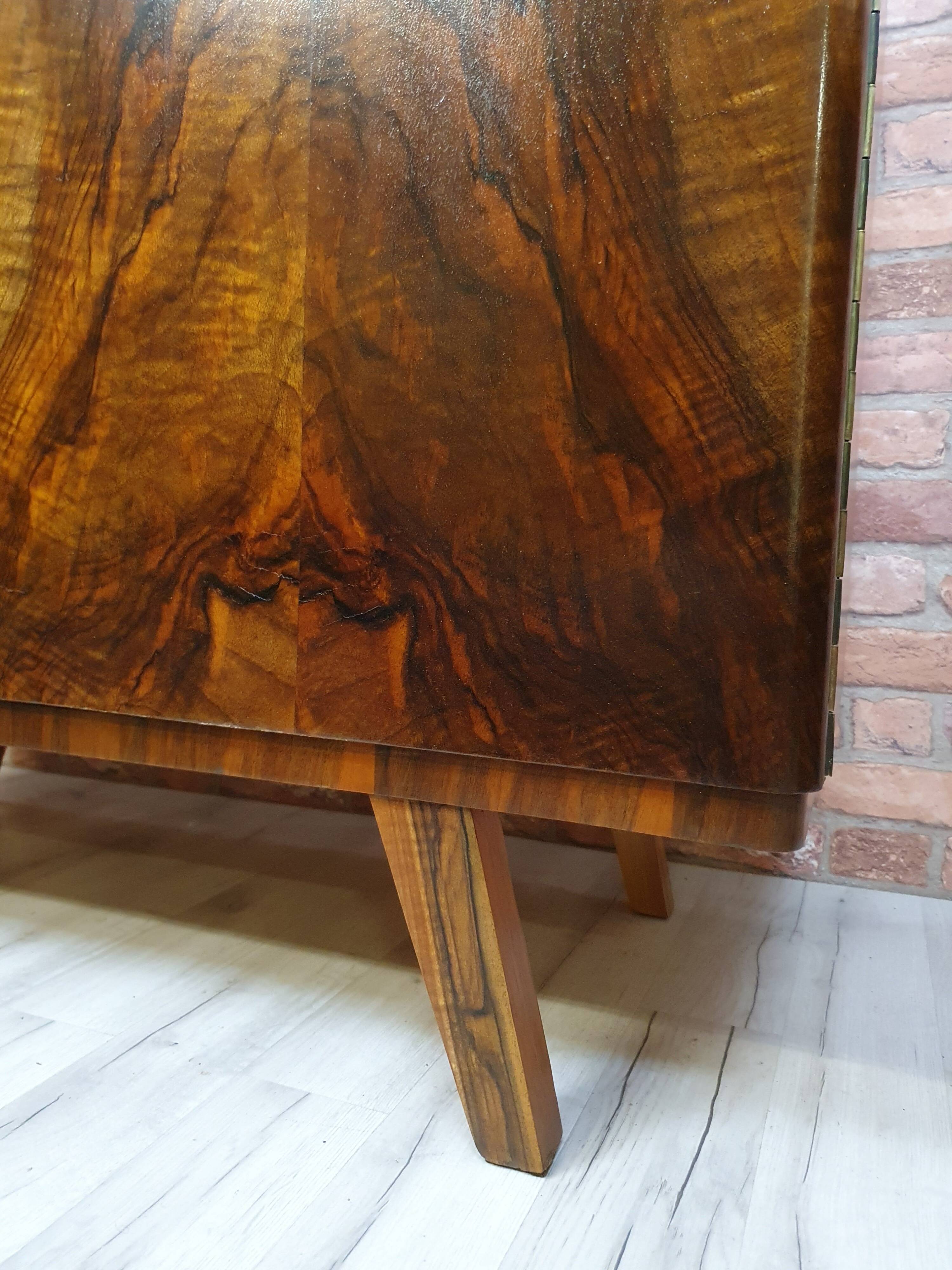 Renovated art deco highboard, Poland 1940