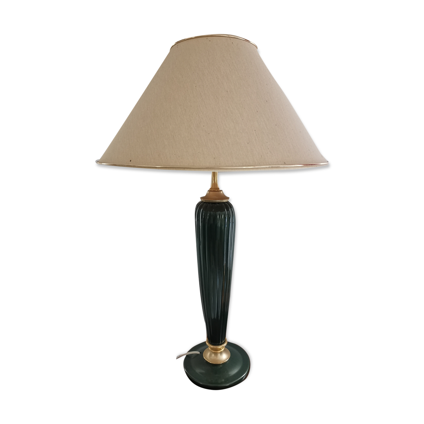 Green lamp cone art deco