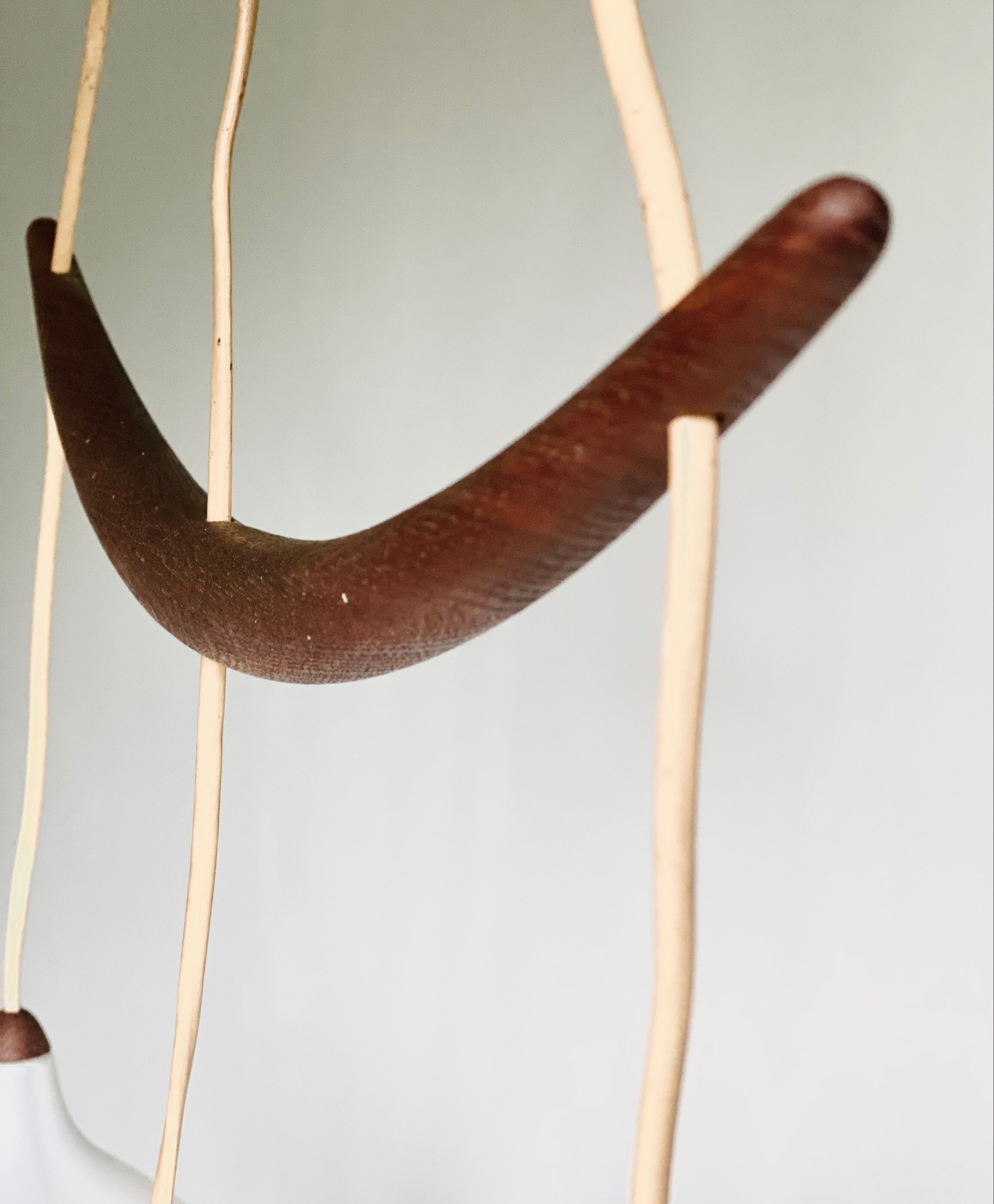 Opaline lamp and teak by Uno and Östen Kristiansson for Luxus