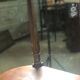 Louis XV-style extra furniture, marble top and 1920s brass gallery