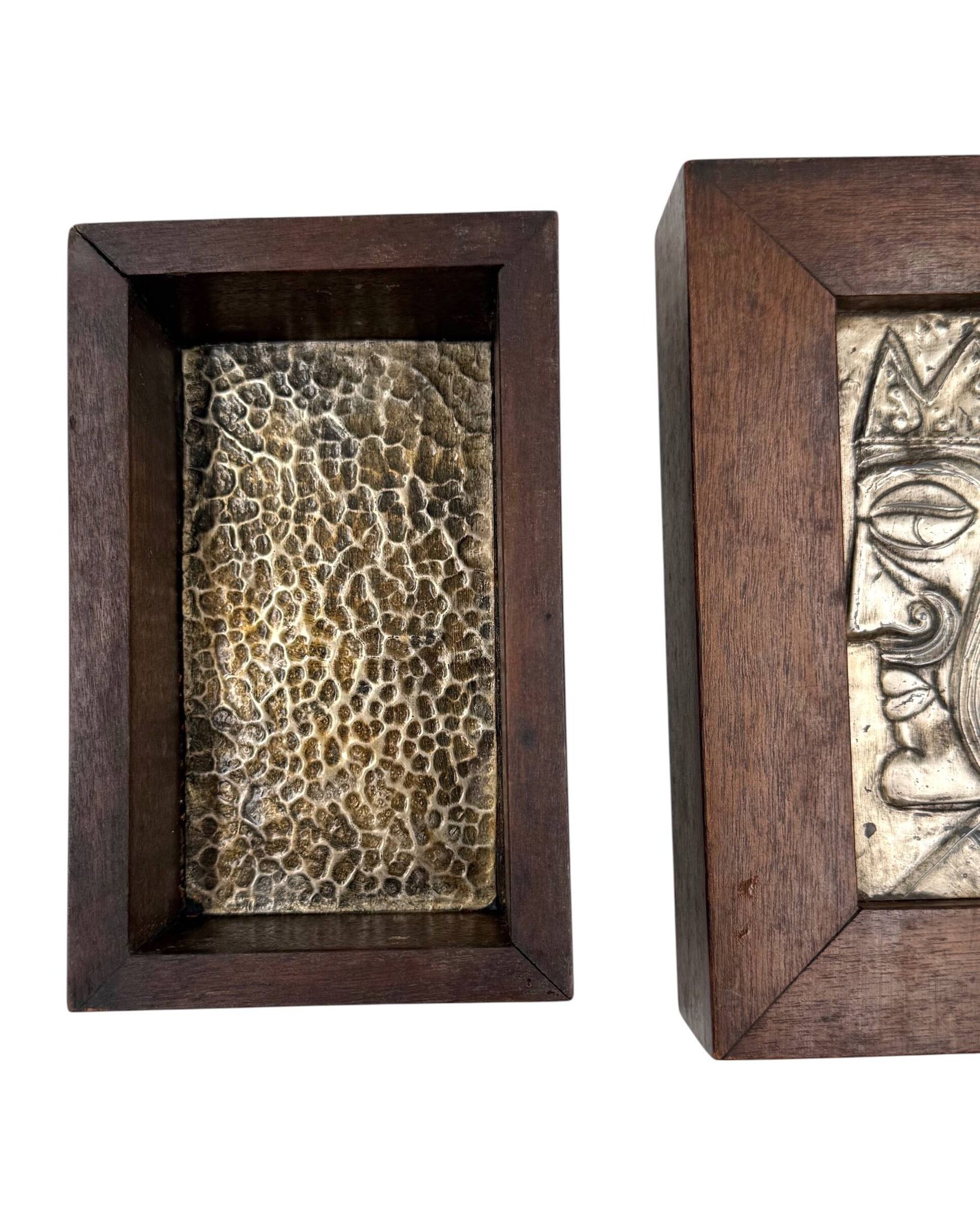 Mid-century rare Smoking Set, ashtray and cigars box, Italy 1950s