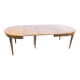 Louis XV round table + 3 extensions 115 cm max 2m50