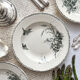 2 “French” ironstone soup plates from Choisy le Roi