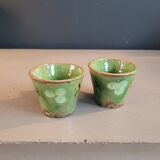 Pair of ceramic coffee cups