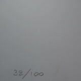 Getulio Alviani silkscreen numbered and signed in pencil, 100 copies