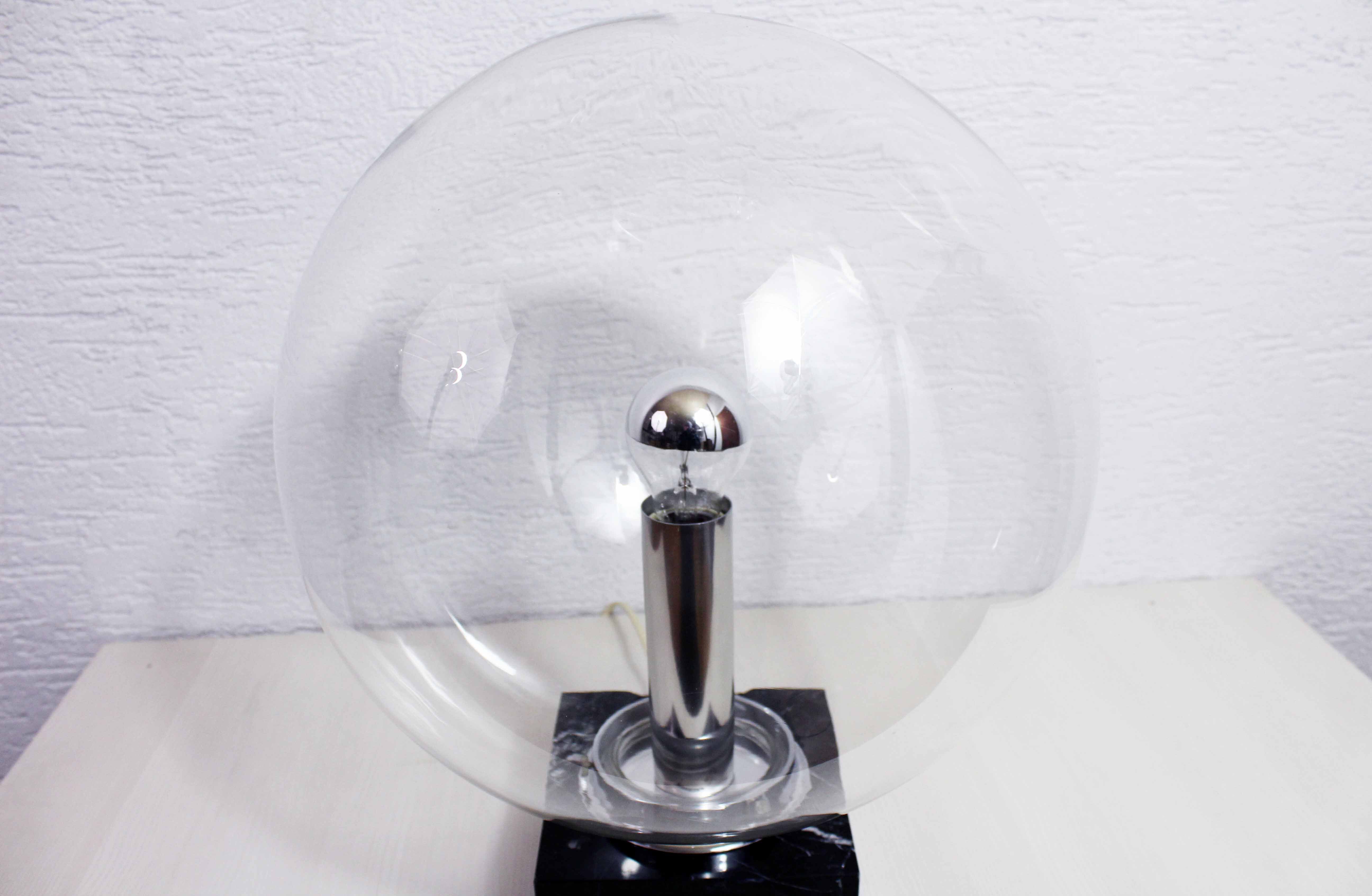 ERCO marble and glass table lamp