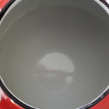 Enamelled polka dot teapot