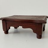 Antique carved wooden stool