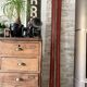 Paire de ski vintage en bois