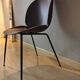 Set of 4 Beetle chairs Gubi – Burgundy
