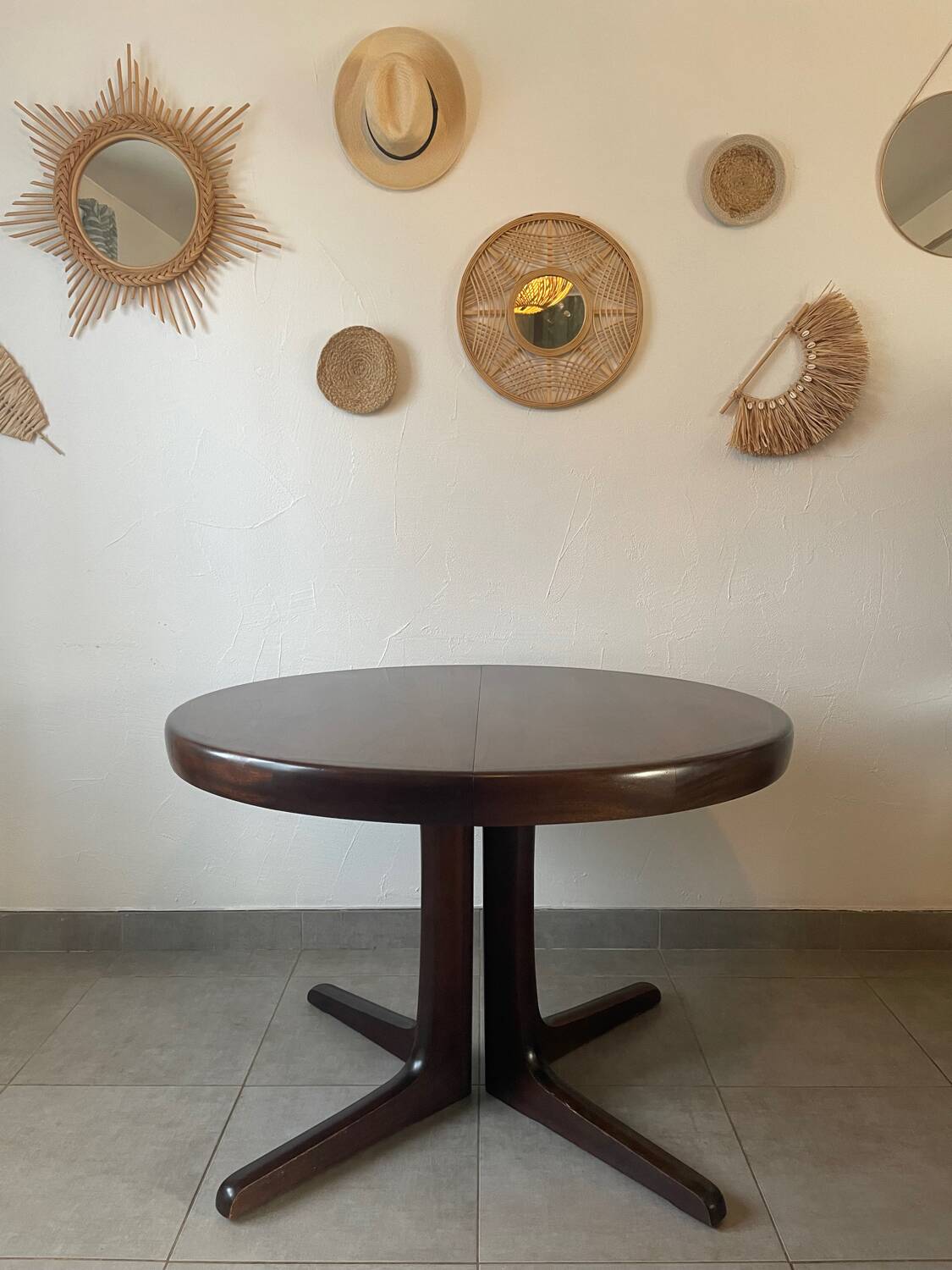 Table Baumann vintage 2 rallonges