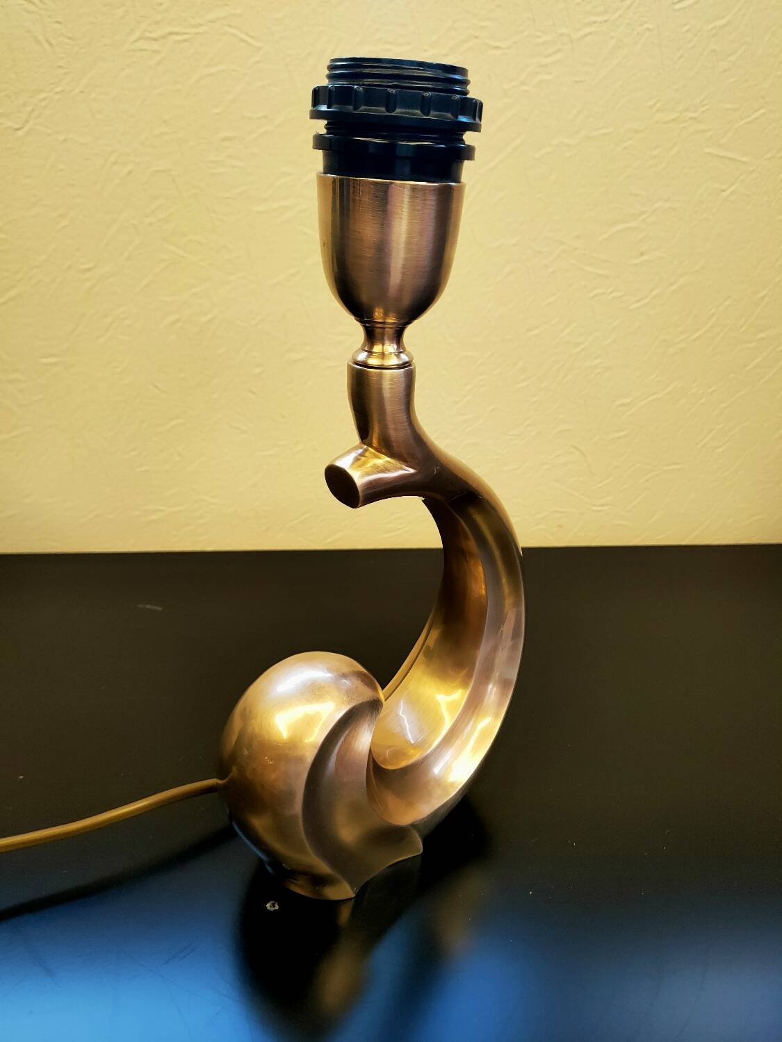 Lampe en laiton années 60