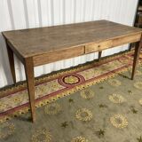 Poplar and oak farm table
