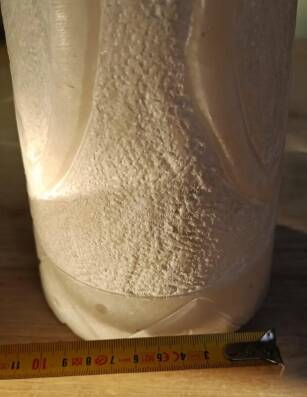 Vintage Alabaster Vase Hand-Carved - Bayca Edition