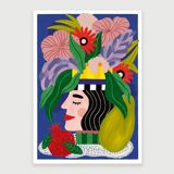 The pomegranate - a4 illustration