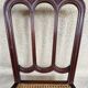 Pair of late 19th century mahogany bistro chairs
