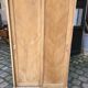 Wardrobe wardrobe in pickled oak Vintage compass feet