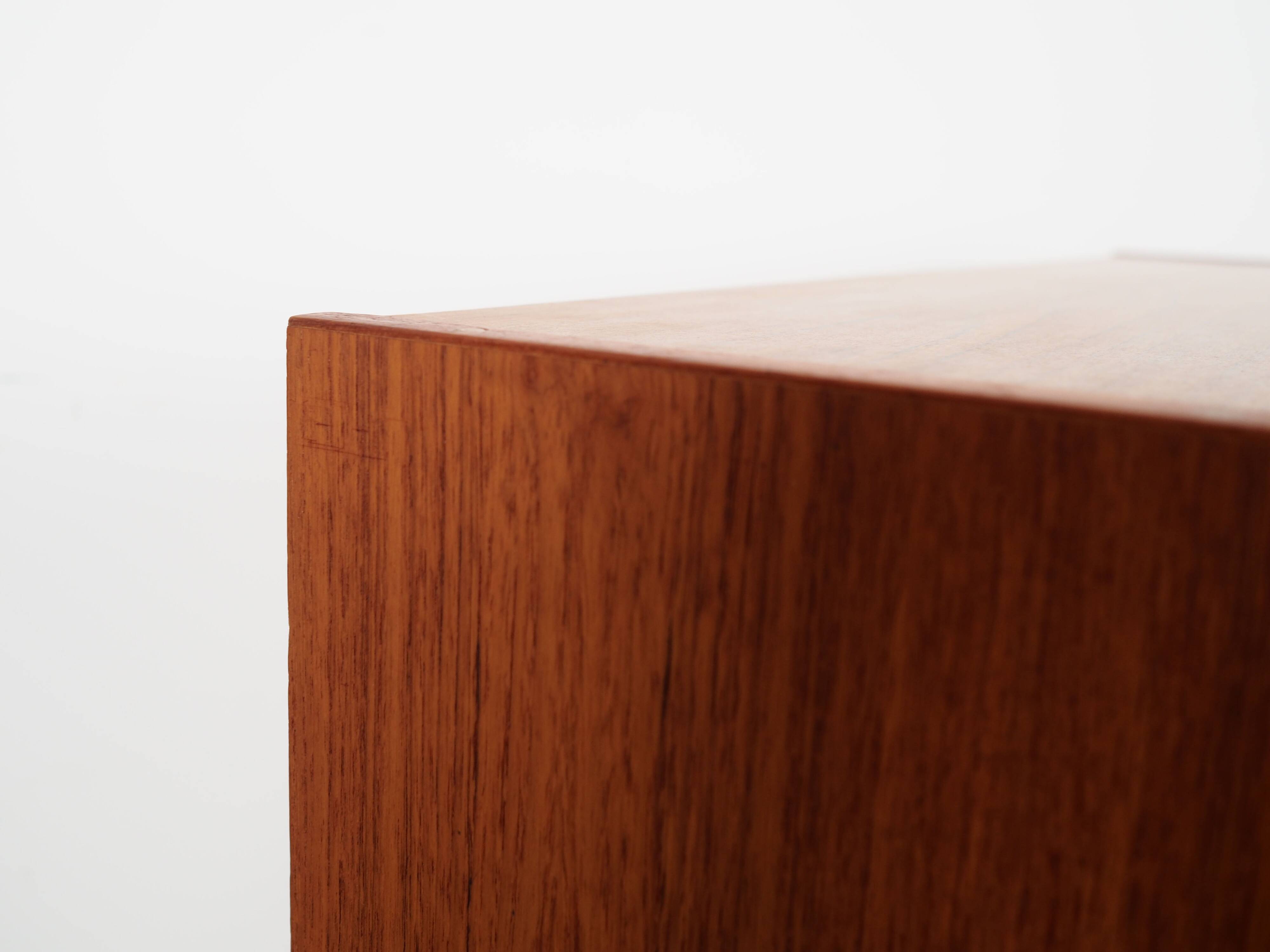 Teak bookcase, Danish design, 1970s, production: Denmark