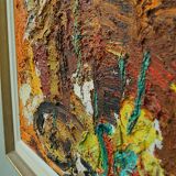 Einar persson (1918-2006), swedish abstract still life, oil on canvas, 1960s