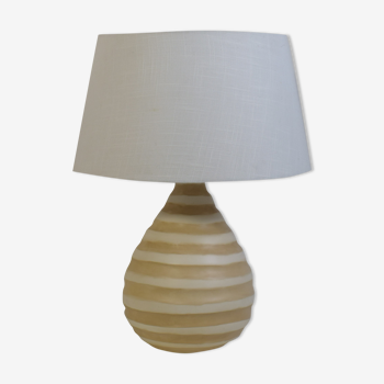 Two-tone ceramic lamp