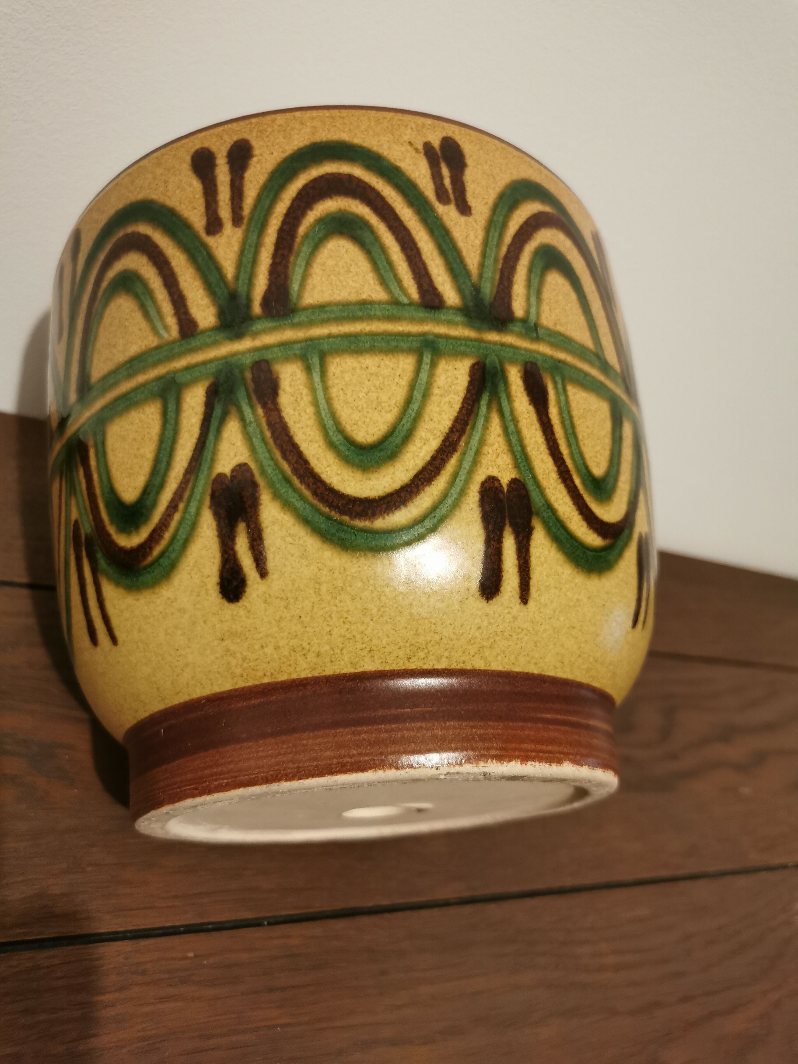 Art Deco pot cover