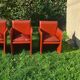 Set of 3 armchairs "401 break" by Mario Bellini for Cassina