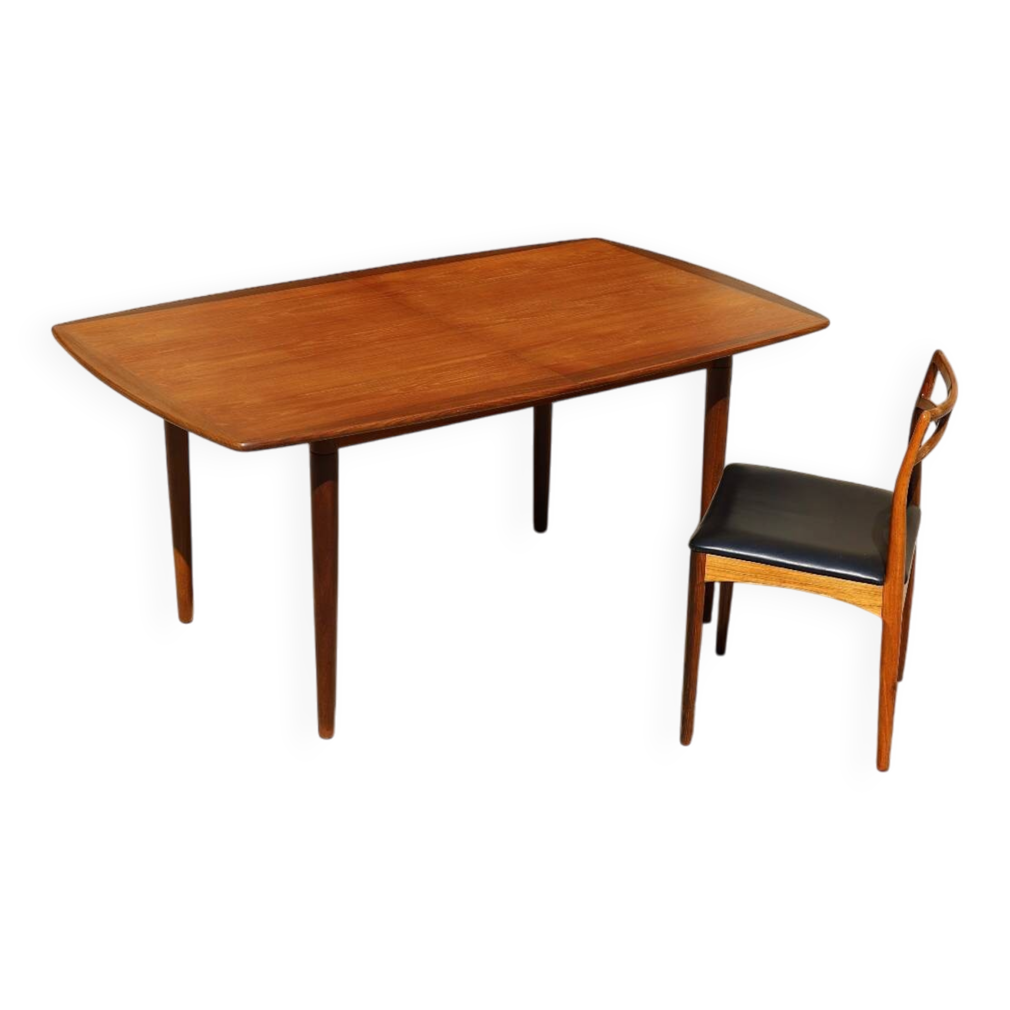 Teak table, Alf Aarseth, Gustav Bahus Mobelfabrik, Norway, 1960s