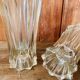 Set of 2 glass vases from the 1950s