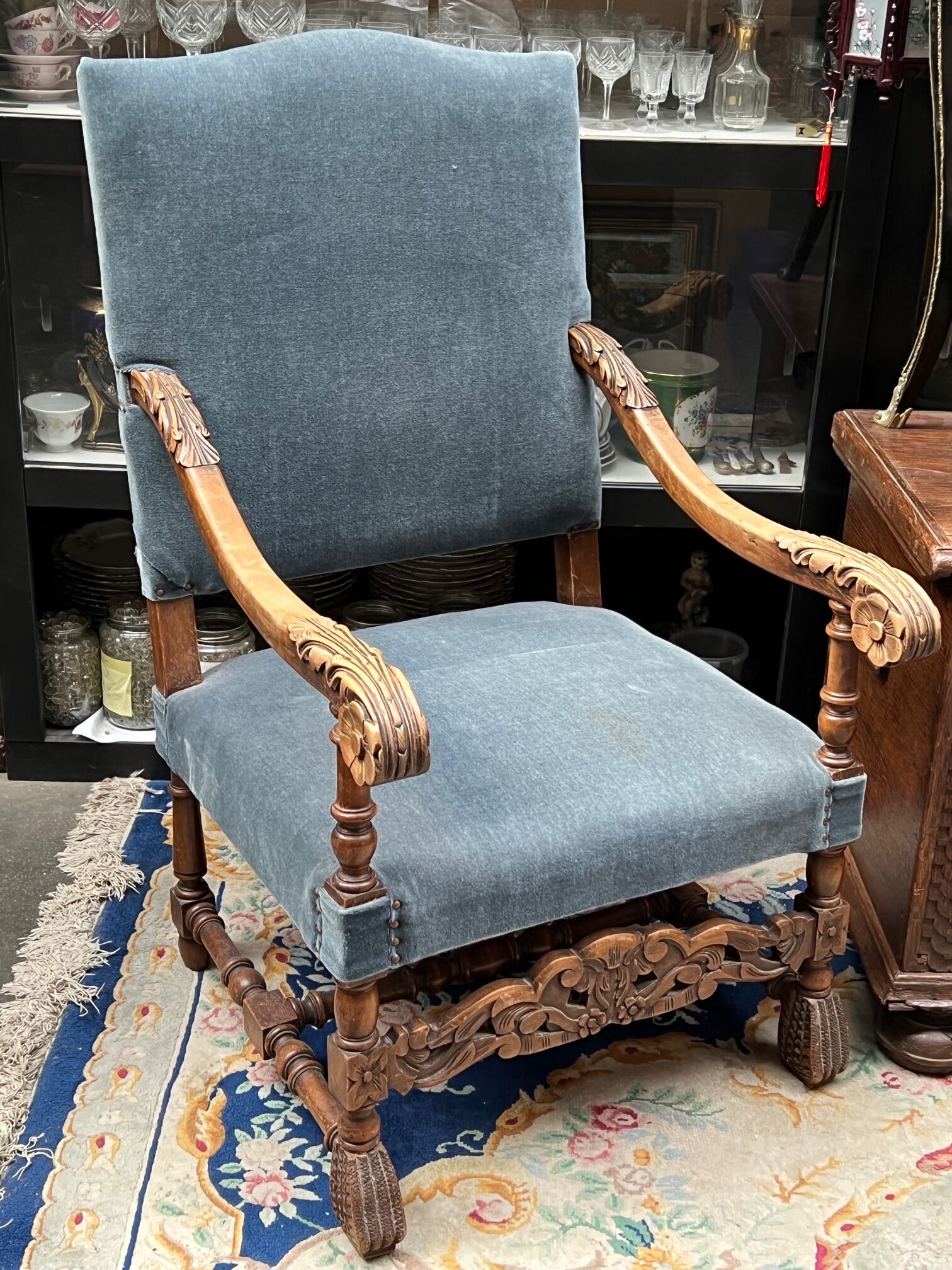 Renaissance style armchair.