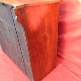 Cardboard maker forming mahogany writing