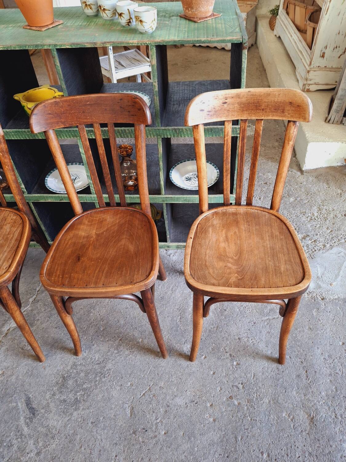 Old bistro chairs