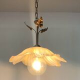 Vintage flower pendant light