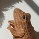 Wicker frog magazine rack by Olivier Cajan