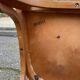 2 Scandinavian bistro chairs by Baumann in light wood from 1980.