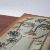 Wall Tile, Relief Woman Plate design Josef Simon for SØHOLM STENTØJ