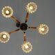 Lustre scandinave à cinq bras de lumière
