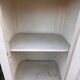 White 2-door bonnet cabinet