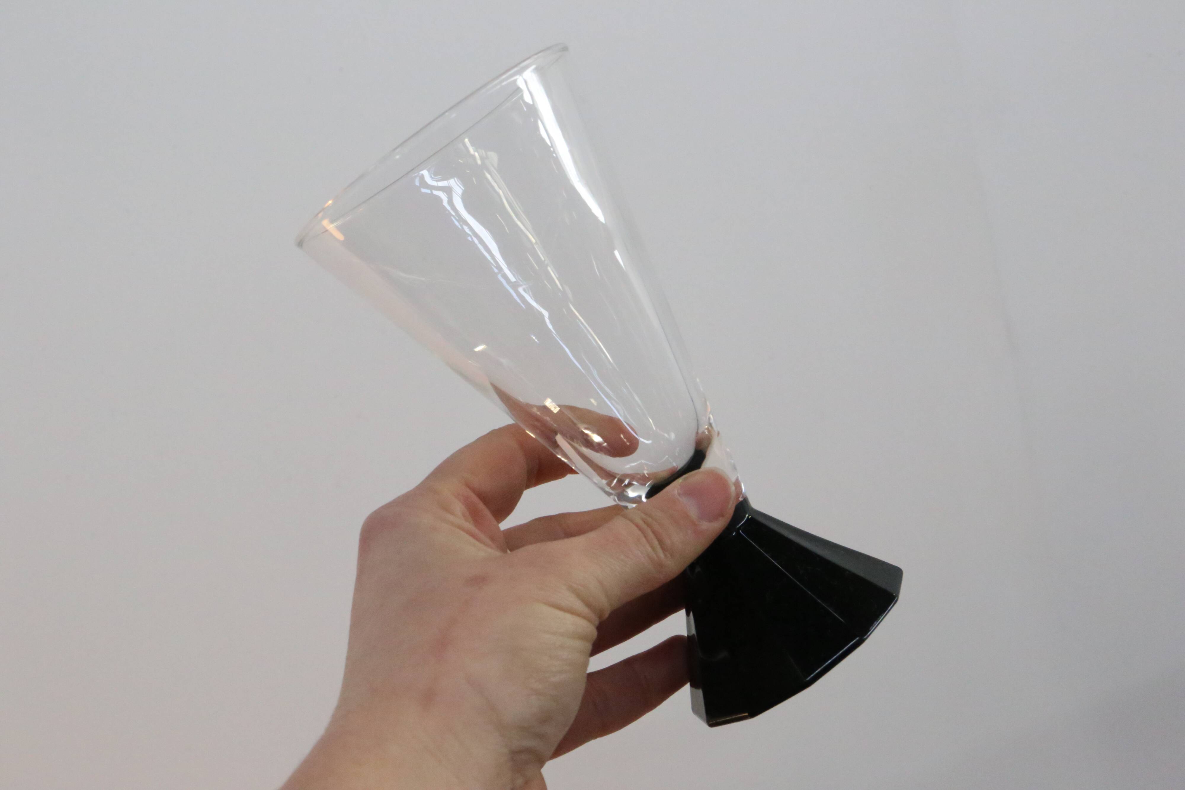 Ensemble de 3 verre à pied / eau Luminarc, 1980, neuf