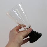 Ensemble de 3 verre à pied / eau Luminarc, 1980, neuf