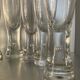 Set of 8 vintage Kosta Boda champagne flute glasses