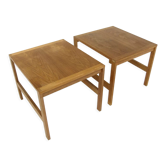 Set de 2 tables de chevets, Ole Gerlev Knudsen et Torben Lind, France & Søn, Danemark, 1960