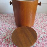 Teak ice bucket, Scandinavian style year 70